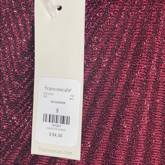 Francesca’s Lilith Back Bow Flare dress - Picture 6 of 7